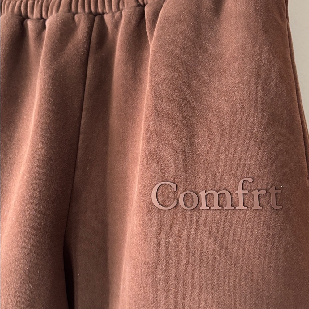 Comfrt Minimalist Sweatpants in Walnut Brown - Picture 5 of 7